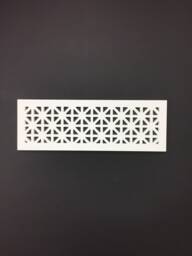 Plaster Skirting Board Air Vent Cover S13 - 297 ?? 102 Mm Made in UK - thumbnail 1