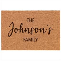 Custom Doormat Personalised Door Mat - Personalized Rug For New Home Housewarming Gift Idea Unique Birthday Present - thumbnail 1