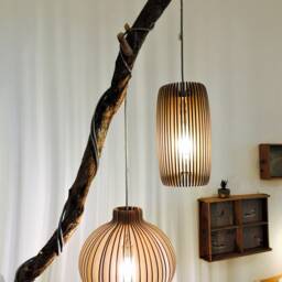 Hanging Lamp Ferdinand, Wooden Made Of Birch By Rafinesse & Tristesse - thumbnail 4