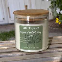 Personalised Hand-Poured Garden Candle - Choose Shed, Sunflowers, Lavender Etc 40-Hour Burn - 475G - thumbnail 3