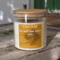 Personalised Hand-Poured Garden Candle - Choose Shed, Sunflowers, Lavender Etc 40-Hour Burn - 475G - thumbnail 2