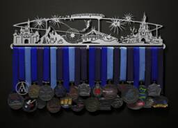 Magic Land Castle To Chateau - Sign Only Option Available Allied Medal Hanger Holder Display Rack - thumbnail 1