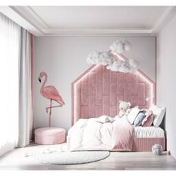 Pink Flamingo Wall Decal Nursery Room Decor Sticker - thumbnail 3