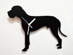 Great Dane Dog - Wall Clock Silhouette