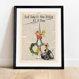 Sewing Scissors Print, Gift, Seamstress Craft Room Decor, Art, Needlework, Wall Art - thumbnail 3