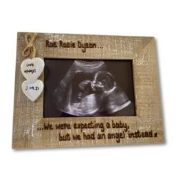 Miscarriage Angel Baby Gifts - Personalised Photo Frame 6x4 - thumbnail 2