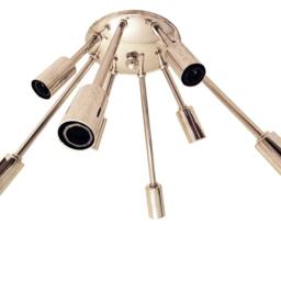 Sputnik 8 Arm - Flush Mount Ceiling Light Atomic Mid Century Chrome Hallway Kitchen Dining Room Bathroom Bedroom - thumbnail 2