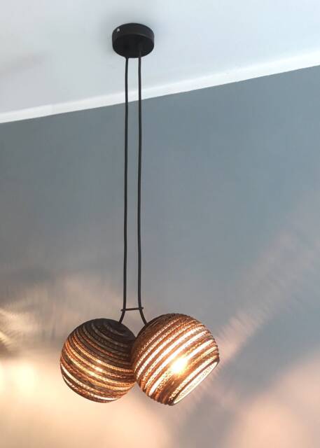 Cardboard Hanging Lamp - Bubbles 2 - image 1