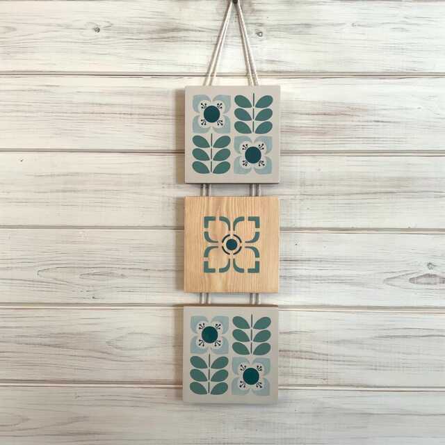On Trend Wall Hanging in Shades Of Blue - image 1
