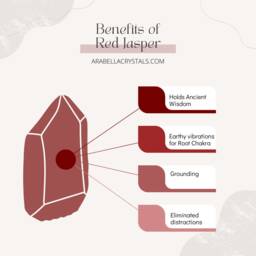 Virgo Zodiac Candle Crystal Infused Soy Candle With Red Jasper - thumbnail 3