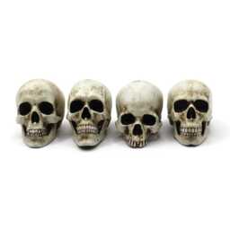Skull Figurine Gothic Ornament For Collectors - thumbnail 1