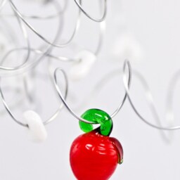 Snow White Wire Art Tree Sculpture Or Wedding Cake Topper - thumbnail 4