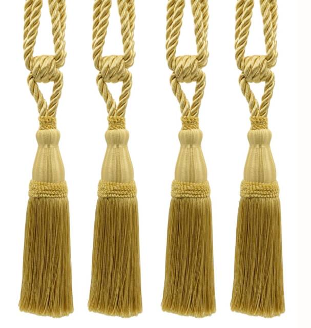 "D??copro Curtain Tassel Tieback, Length 8 1/2"" - 21.5cm, Spread 30" - image 1