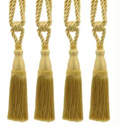 "D??copro Curtain Tassel Tieback, Length 8 1/2"" - 21.5cm, Spread 30"