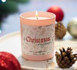 Christmas Family Gift Personalised For Her Wishing You Merry Xmas Present Festive Candle Scented Gifting Season Idea