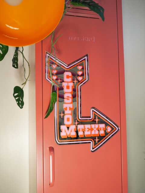 Custom Vegas Arrow Mirror Sign - image 1