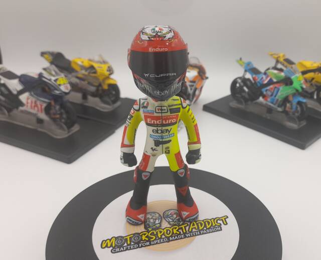 Marco Bez Handmade Moto-Gp Rider Figure Artwork Biker Gift - image 1