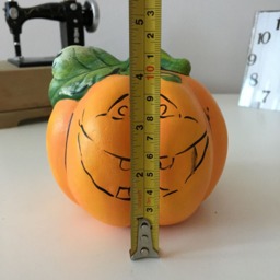 Ceramic Pumpkin Bank, Coin Piggy Banks, Painted Art Money Storage, Halloween Pumpkin, Decoration - thumbnail 4
