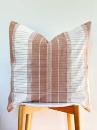 Brown Tribal Hemp Hand Woven Natural Dye Color Pillow Cover - thumbnail 1