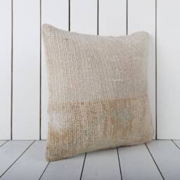 Vintage Turkish Kilim Pillow Bohemian Cushion Cover - 16x16 - thumbnail 3