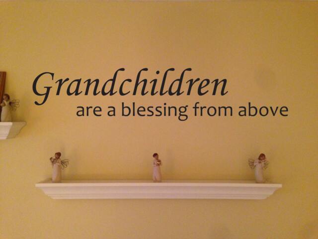 Grandchildren Wall Decal, Gift For Grandparent. Home Decal 195 - image 1