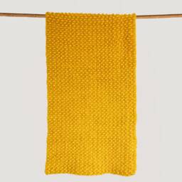 Yellow Wool Rugarea Runner Rug, Kitchen Floor Mat, Striped Living Room Carpet, Nursery Throw Organic Home Decor - thumbnail 2