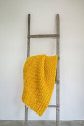 Yellow Wool Rugarea Runner Rug, Kitchen Floor Mat, Striped Living Room Carpet, Nursery Throw Organic Home Decor - thumbnail 1