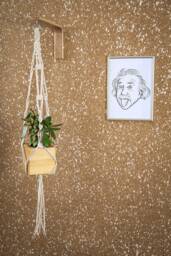 Bohemian Home Decor/Hanging Planter Macrame Plant Hanger Suspension Macram?? Rope Holder Indoor Cotton Boho Style - thumbnail 1