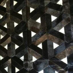 Cowhiderugsleather -Raw Leather Argentina - Cowhide Patchwork Rugs Handmade 9' X 12' Shipping Included. Ready To Go - thumbnail 3