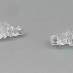 10x Roman Blinds Clip On Rings - Clear Plastic Safety On 10Pcs Pack - thumbnail 2