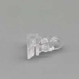 10x Roman Blinds Clip On Rings - Clear Plastic Safety On 10Pcs Pack - thumbnail 3
