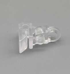 10x Roman Blinds Clip On Rings - Clear Plastic Safety On 10Pcs Pack - thumbnail 1