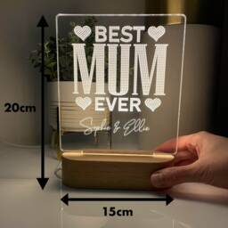 Mothers Day Gifts, Best Gift For Mum, Birthday Led Lamp Night Light, Gifts From Daughter, Son, UK - thumbnail 3