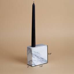 Marble Candlestick Holder Set Lorca - thumbnail 4