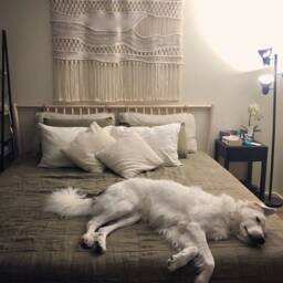 Macrame Headboard, Woven Wall Hanging, Over Bed Decor, Bohemian Home Decoration - thumbnail 3