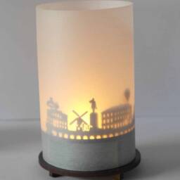 Krefeld Skyline Shadow Play Candle - Souvenir Gift Box - thumbnail 3