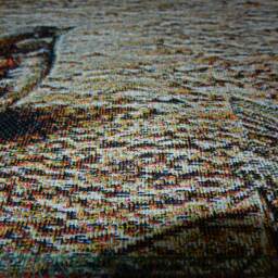 Gobelin Tapestry Birds Sparrow 15.5x13 in 40x33 cm Wall Fabric - thumbnail 2