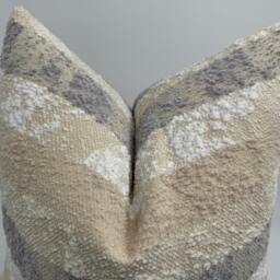 Beige & Cream Color Boucle Pillow Cover, Textured Super Soft, Boucle Euro Sham, Boho Home Decor, Boucl?? Cushion - thumbnail 4