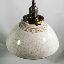 style#045P Beautiful Hand Textured Ceramic Pendant Light Kitchen Island Lighting, Farm House, Pottery Lamp, Ceramic Light, Home - thumbnail 2