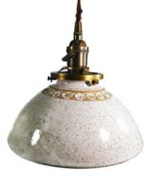 style#045P Beautiful Hand Textured Ceramic Pendant Light Kitchen Island Lighting, Farm House, Pottery Lamp, Ceramic Light, Home - thumbnail 3