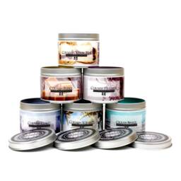 Cornish Cream Tea Scented Candle - Handmade Candles Strawberries & in Cornwall Gift - thumbnail 4