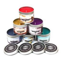 Cornish Cream Tea Scented Candle - Handmade Candles Strawberries & in Cornwall Gift - thumbnail 3