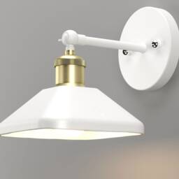 Contemporary Clay Wall Sconce, Plug-In Accent Light For Interiors - Naaya Giza - thumbnail 2