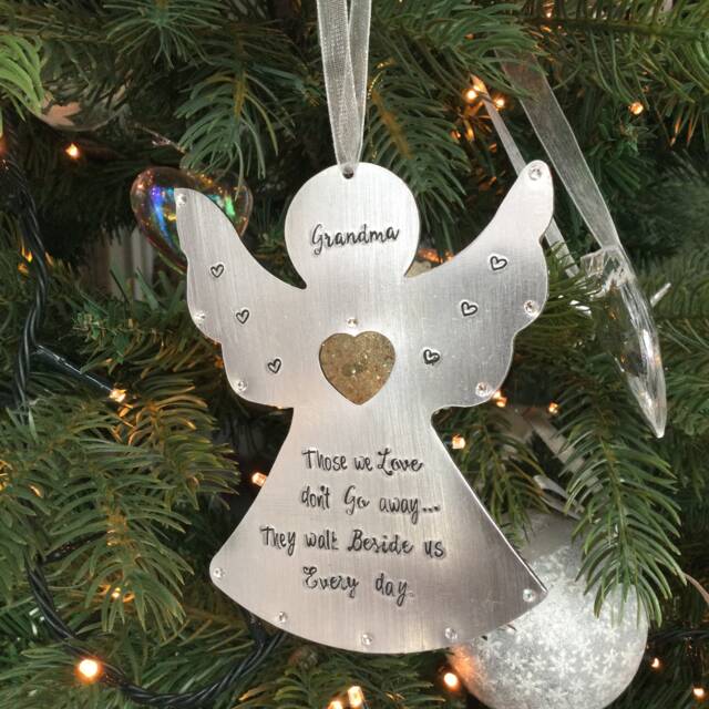 Personalised Christmas Angel Decoration, Angel, Baby Loss, Infant Lost Loved One, Memorial Decoration, Sympathy Gift - image 1