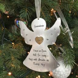 Personalised Christmas Angel Decoration, Angel, Baby Loss, Infant Lost Loved One, Memorial Decoration, Sympathy Gift - thumbnail 1