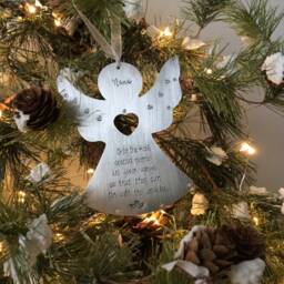 Personalised Christmas Angel Decoration, Angel, Baby Loss, Infant Lost Loved One, Memorial Decoration, Sympathy Gift - thumbnail 3