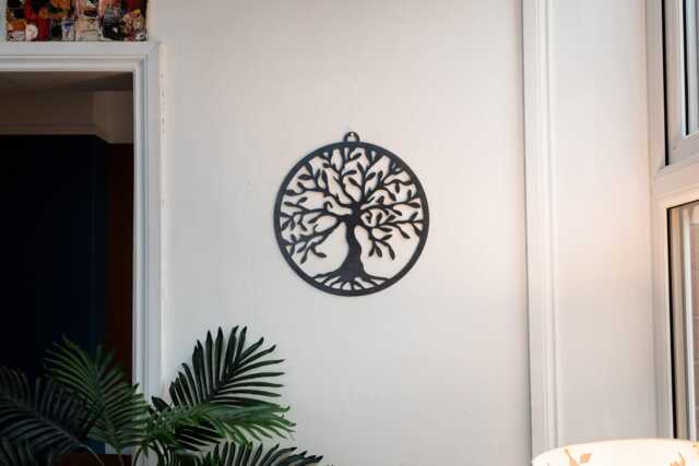 steel Tree Of Life Wall Art - Rustic Home Decor - image 1