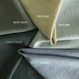 Lightweight Linen Bedspread, Handmade Bed Cover, Natural Coverlet - thumbnail 4