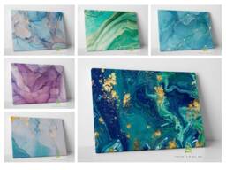 Abstract Marble Canvas Art Wall Print Picture Fashion Home Decor - thumbnail 1