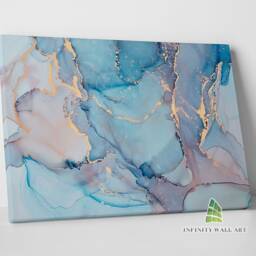 Abstract Marble Canvas Art Wall Print Picture Fashion Home Decor - thumbnail 3